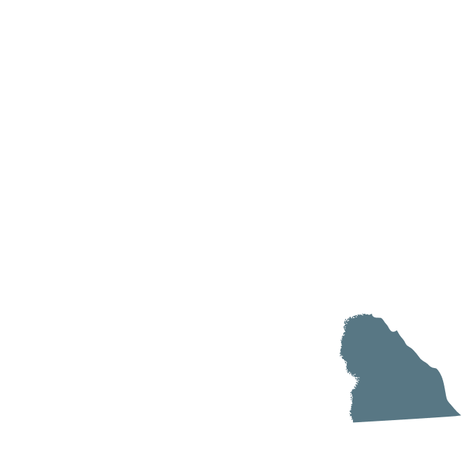 A map of British Columbia highlighting birthplace