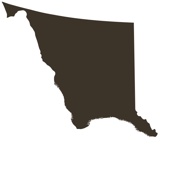 A map of British Columbia highlighting wilderness