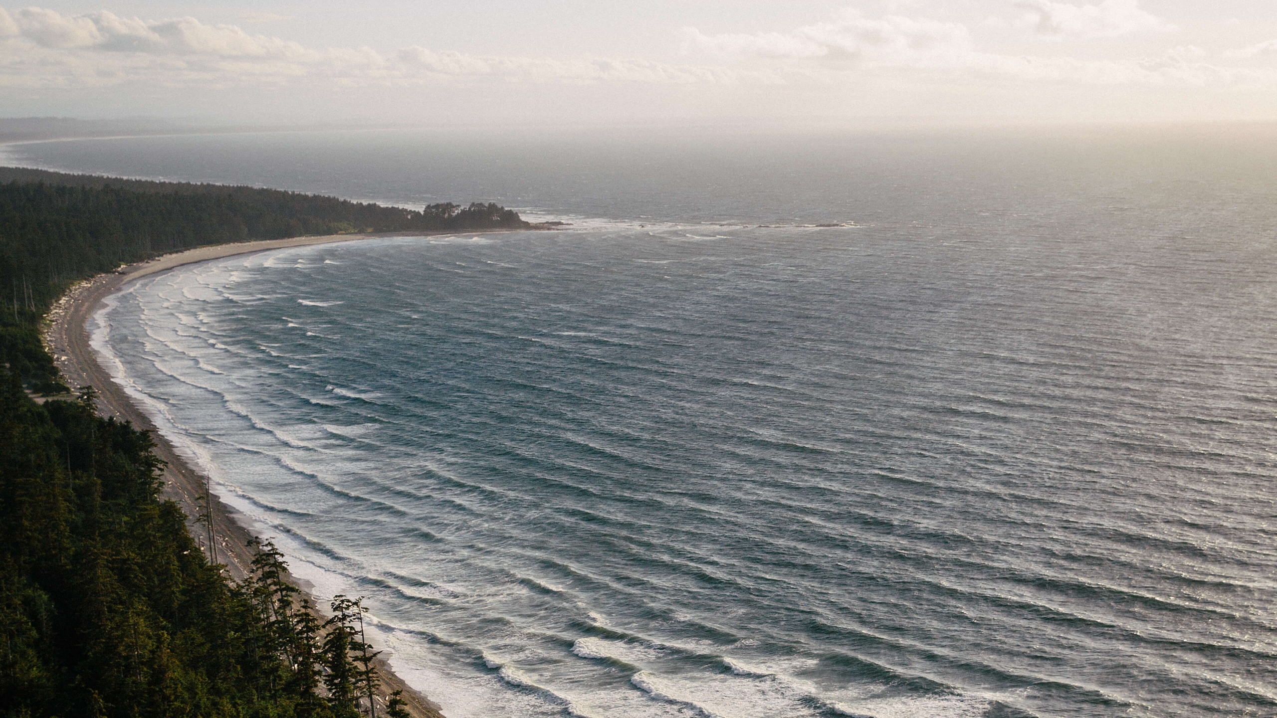 A sunset view of Agate Beach