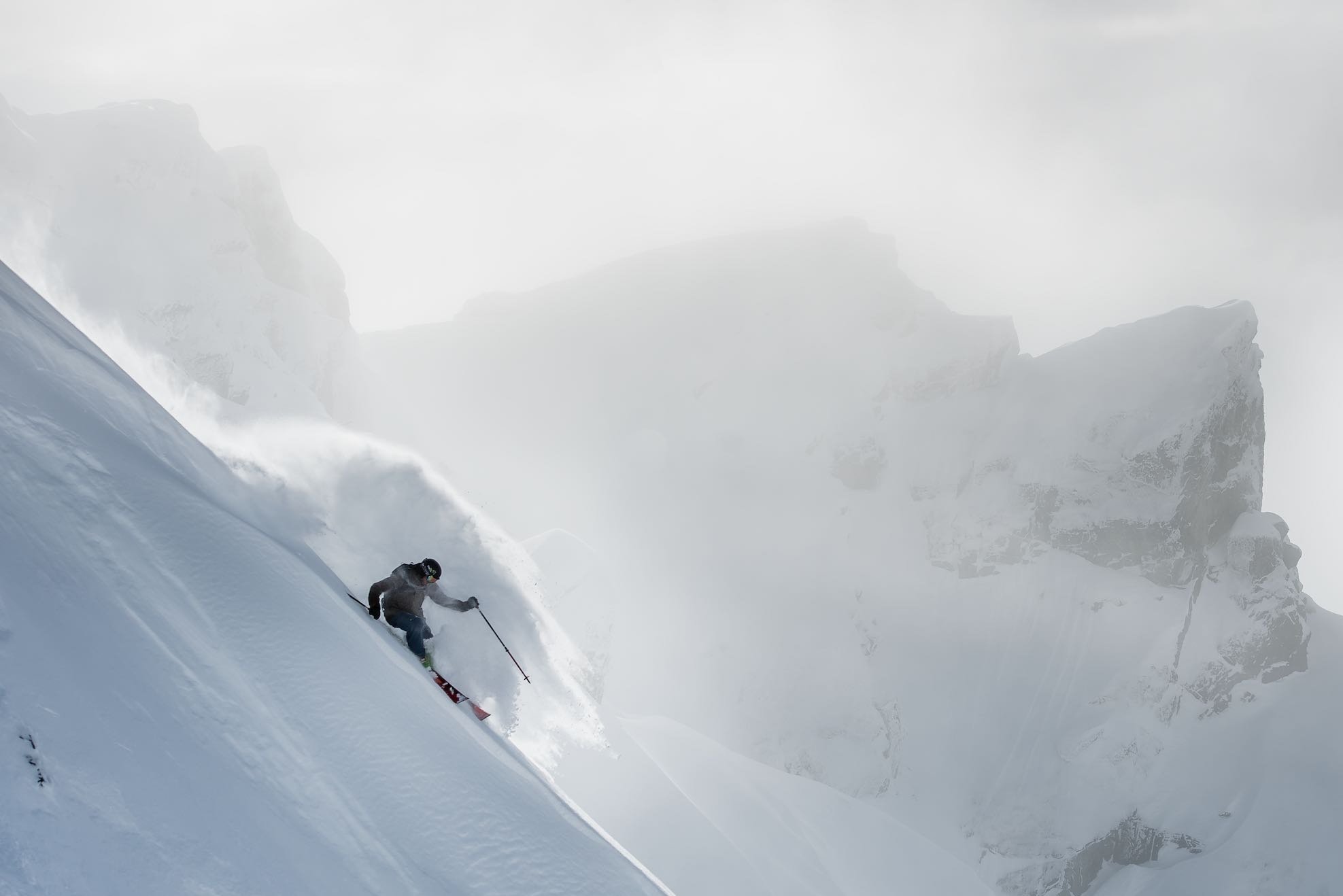 Backcountry skiing at Whistler Blackcomb